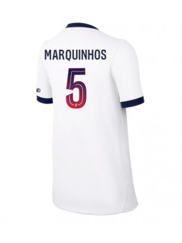 Paris Saint-Germain Marquinhos #5 Replika Borta Kläder Dam 2026-27 Kortärmad